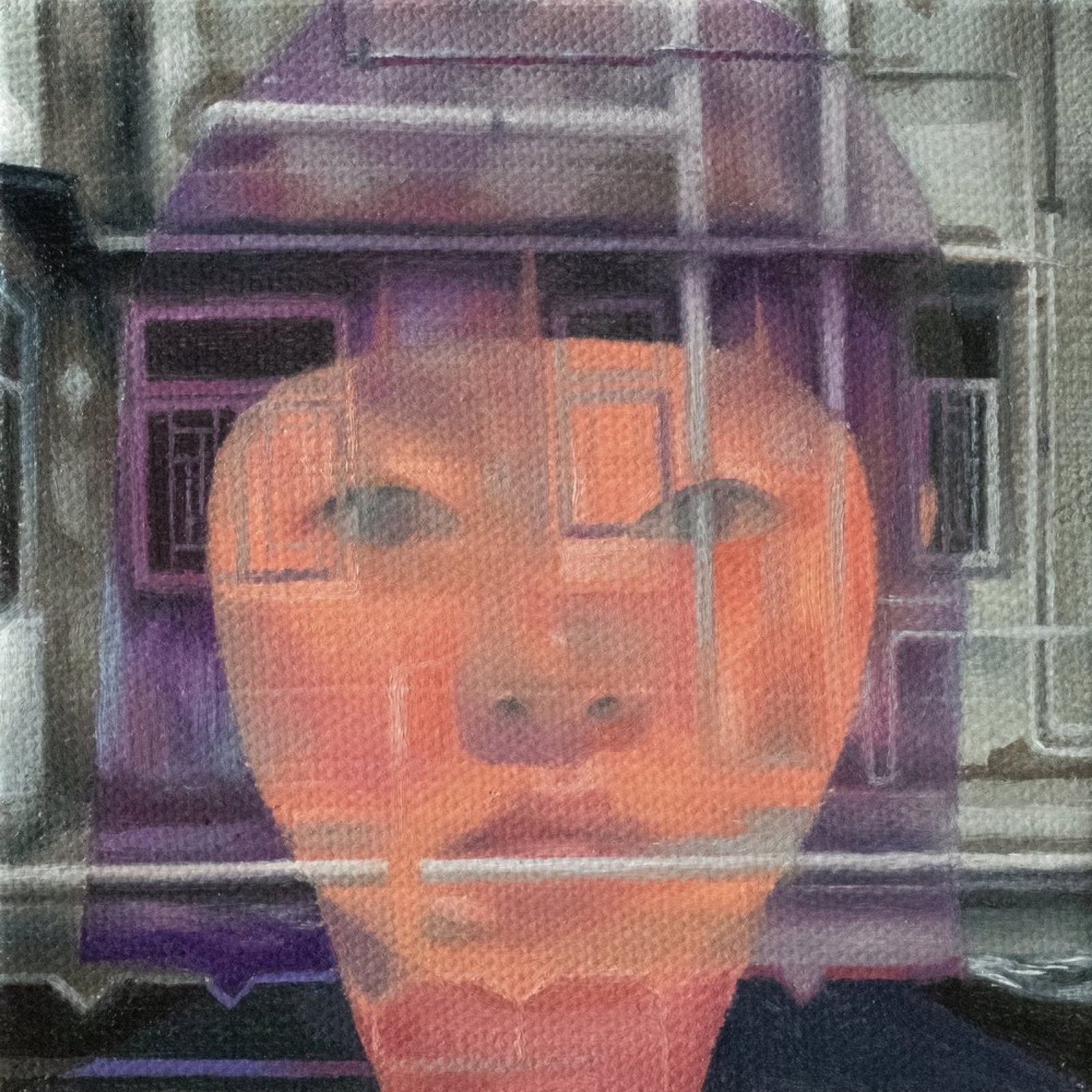 Hayley Chi Hay Chiu, Core 27, 2024, Oil on canvas