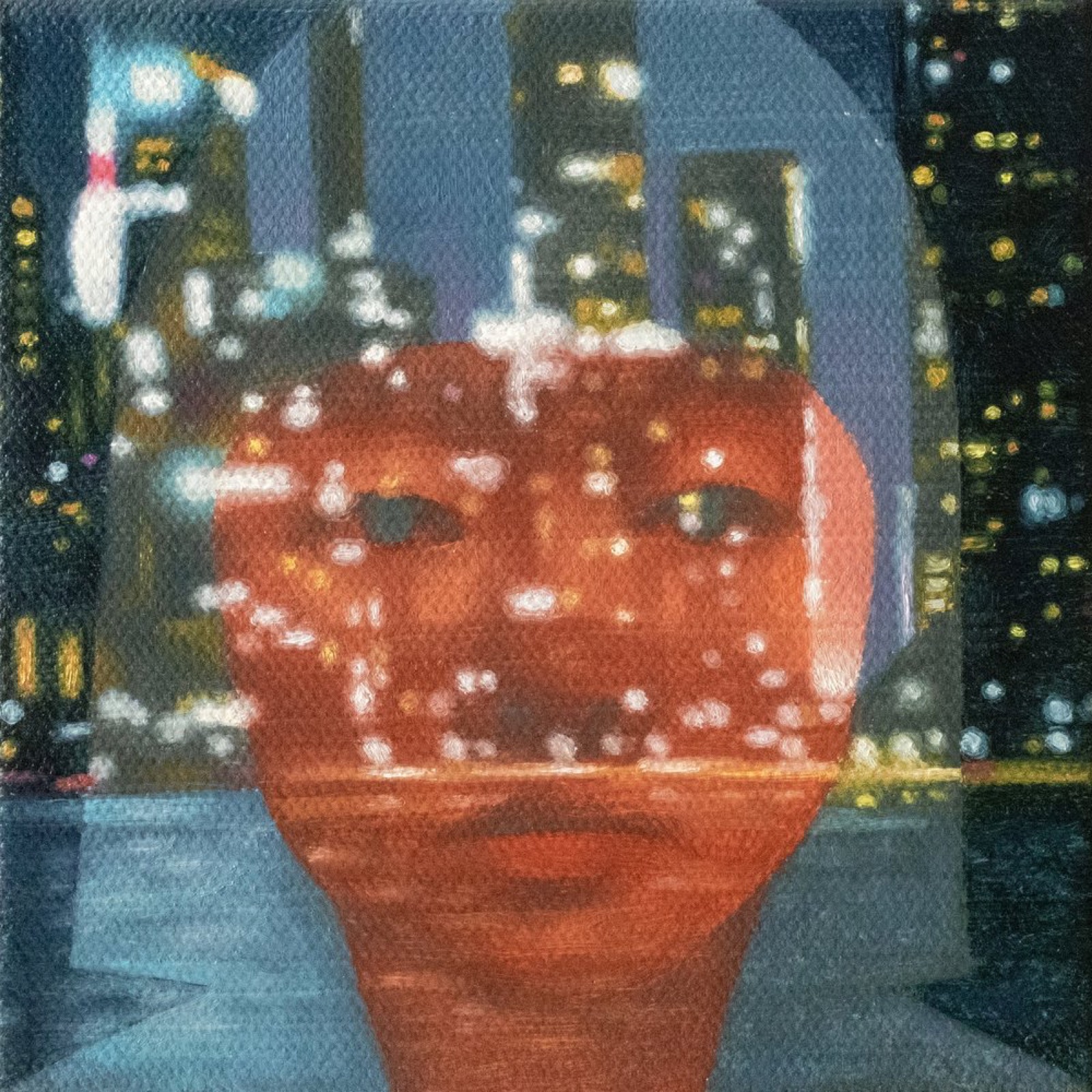 Hayley Chi Hay Chiu, Core 28, 2024, Oil on canvas