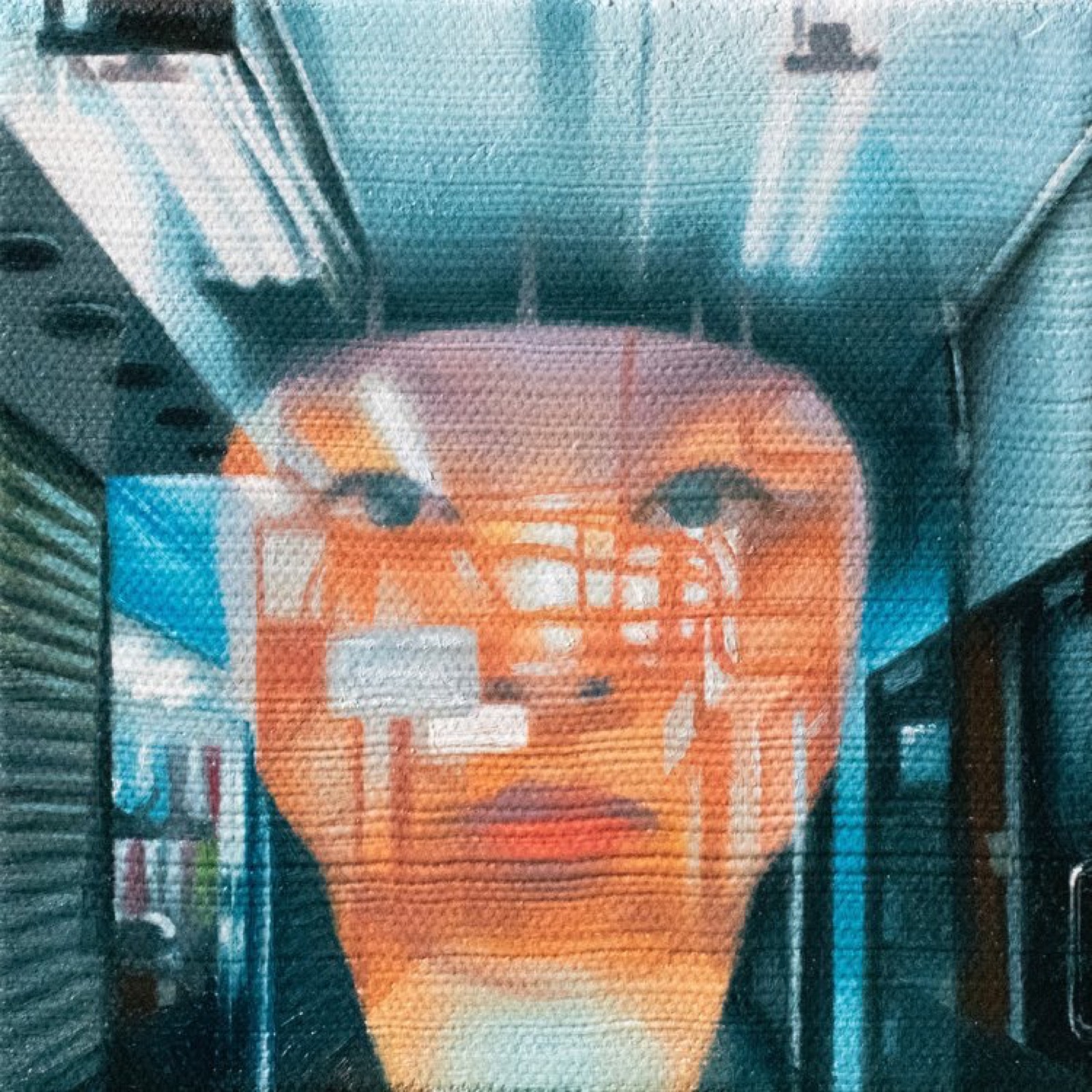 Hayley Chi Hay Chiu, Core 30, 2024, Oil on canvas