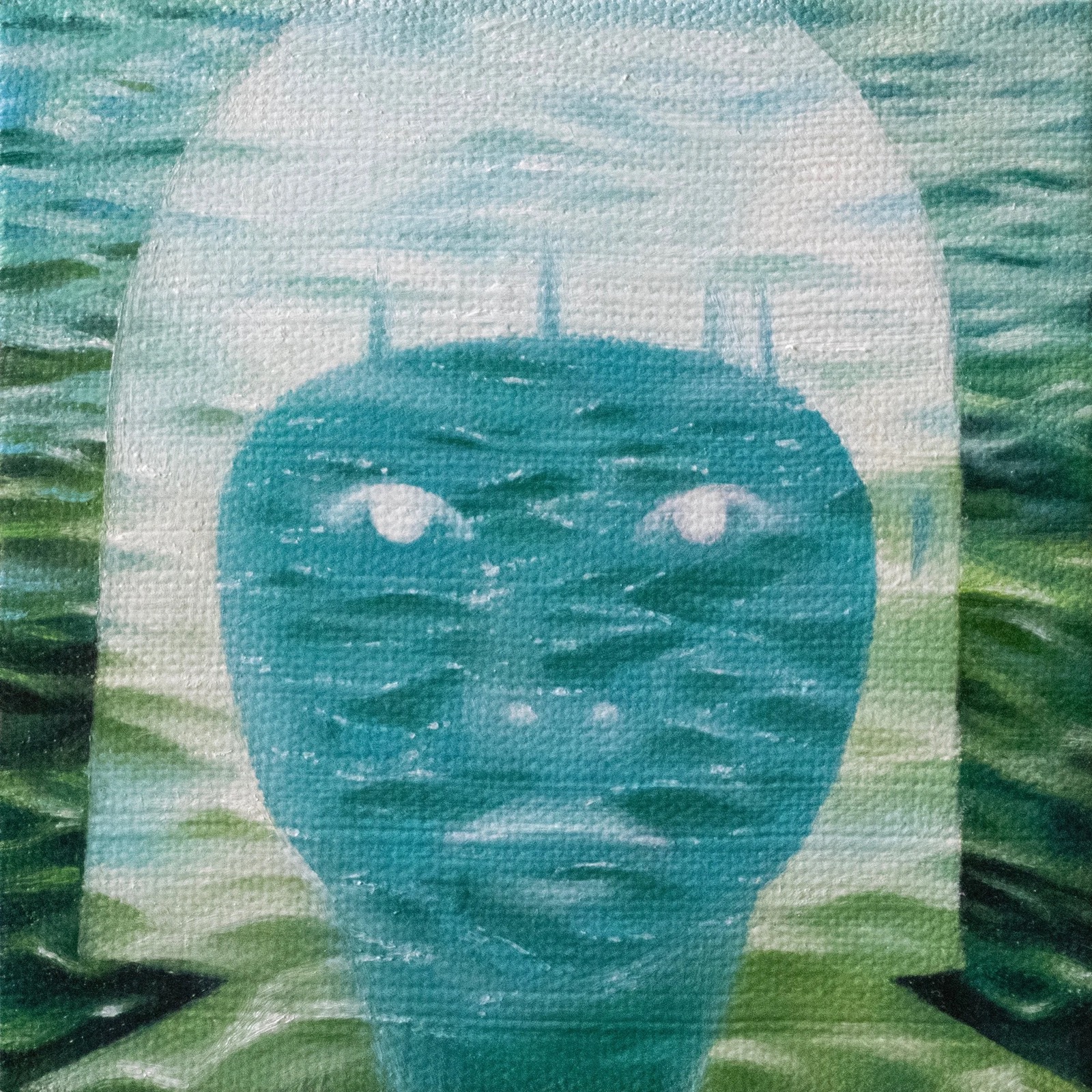 Hayley Chi Hay Chiu, Core 32, 2024, Oil on canvas