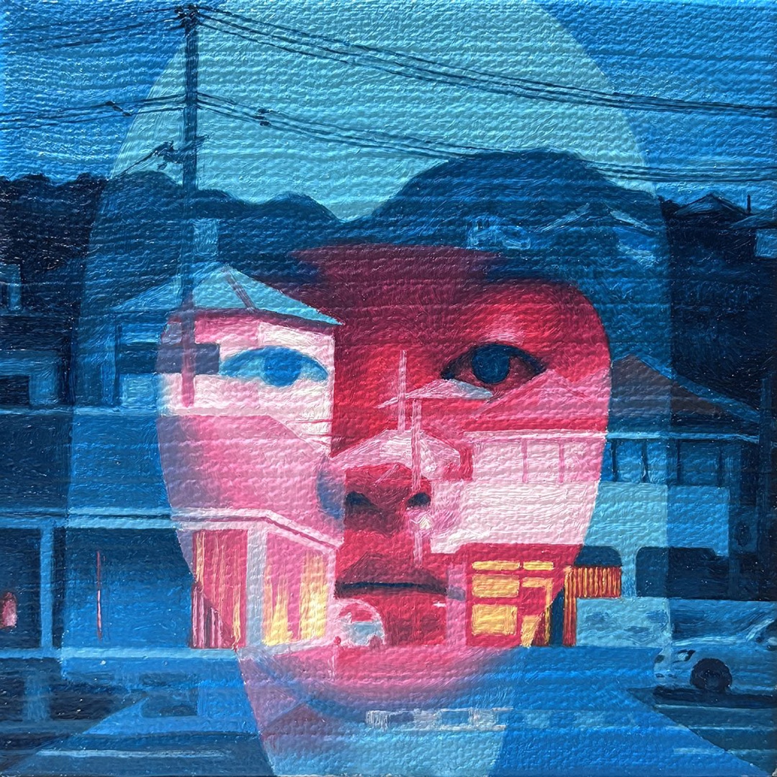 Hayley Chi Hay Chiu, Core 48, 2025, Oil on canvas