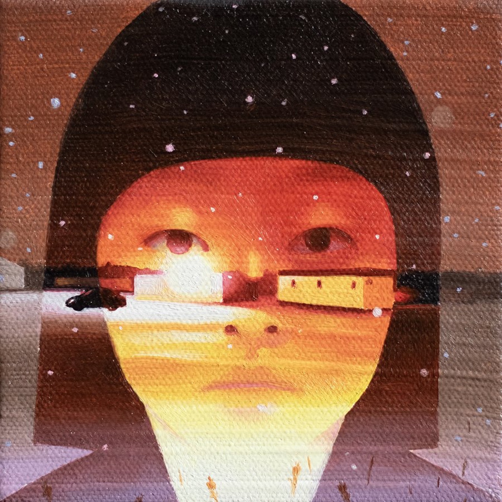 Hayley Chi Hay Chiu, Core 49, 2025, Oil on canvas