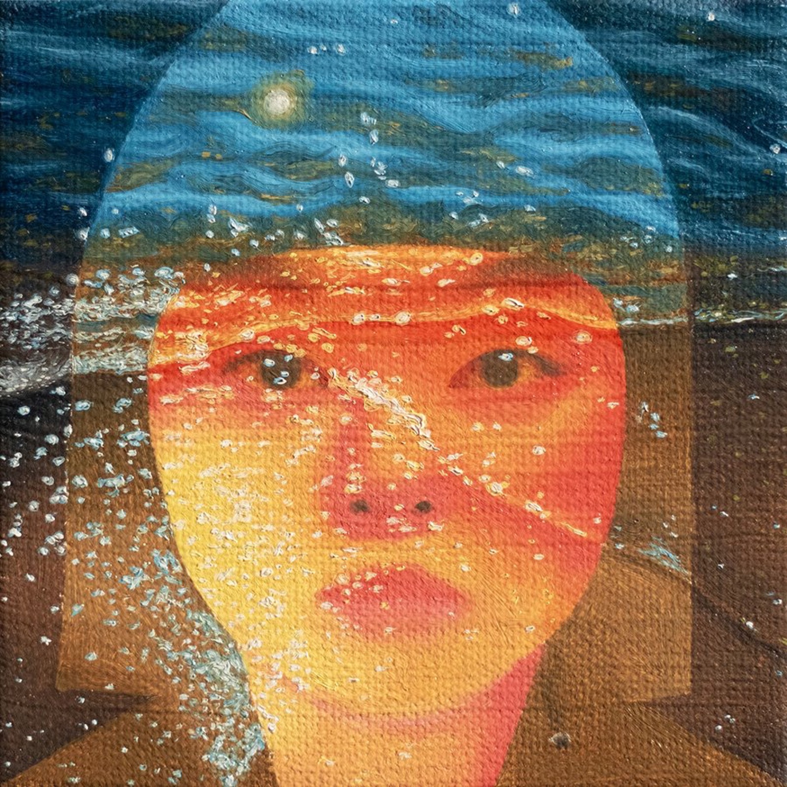 Hayley Chi Hay Chiu, Core 51, 2025, Oil on canvas