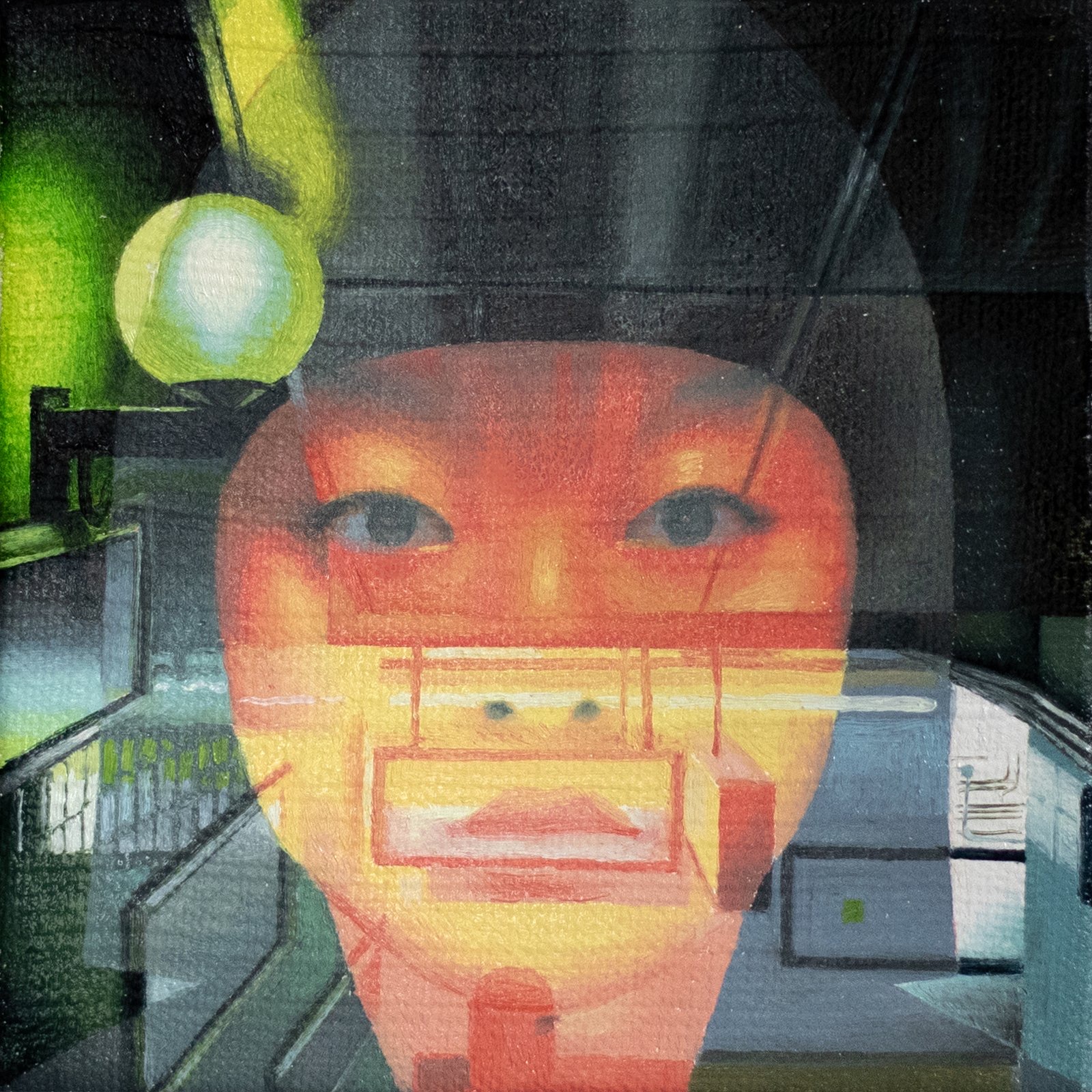 Hayley Chi Hay Chiu, Core 53, 2025, Oil on canvas