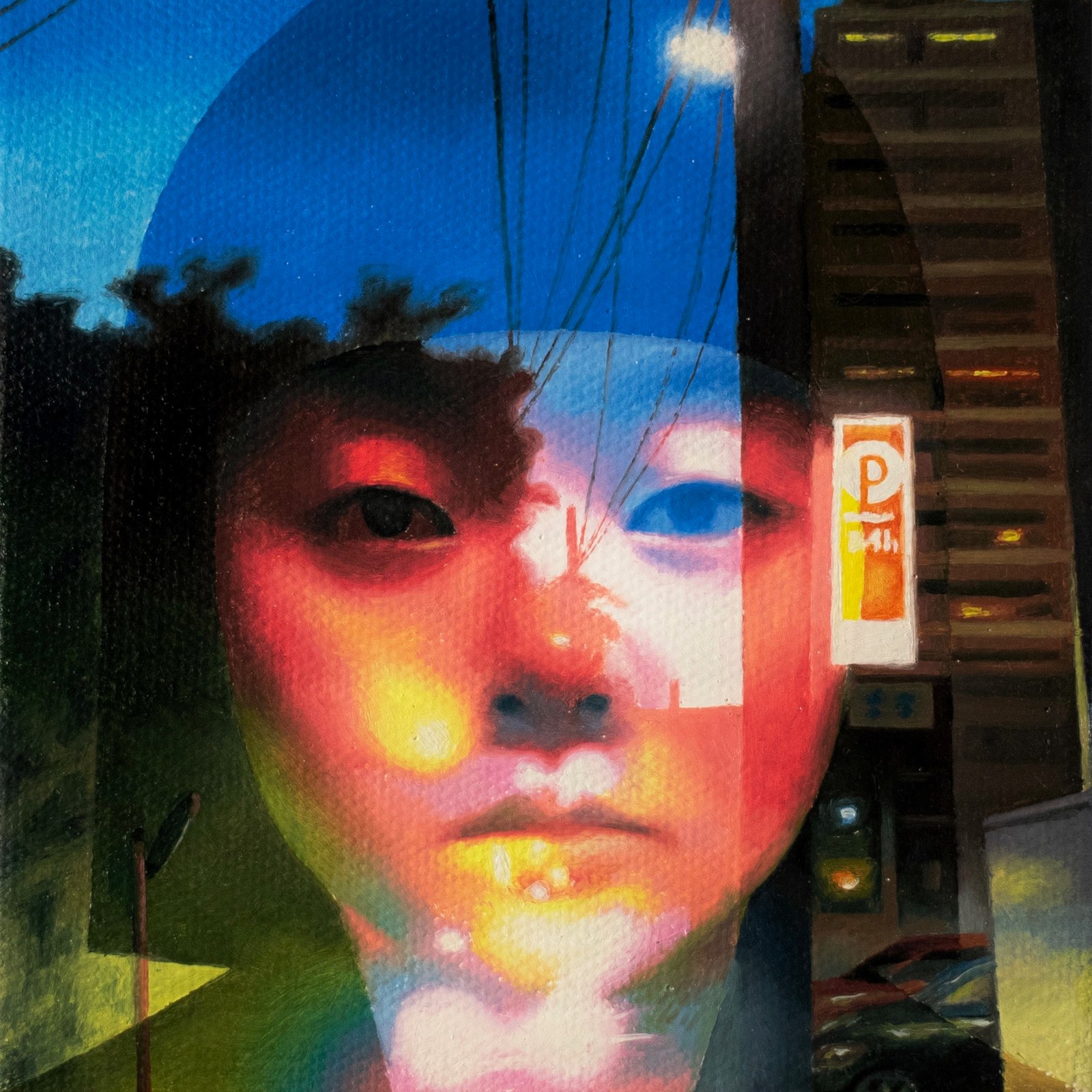 Hayley Chi Hay Chiu, Core 64, 2025, Oil on canvas