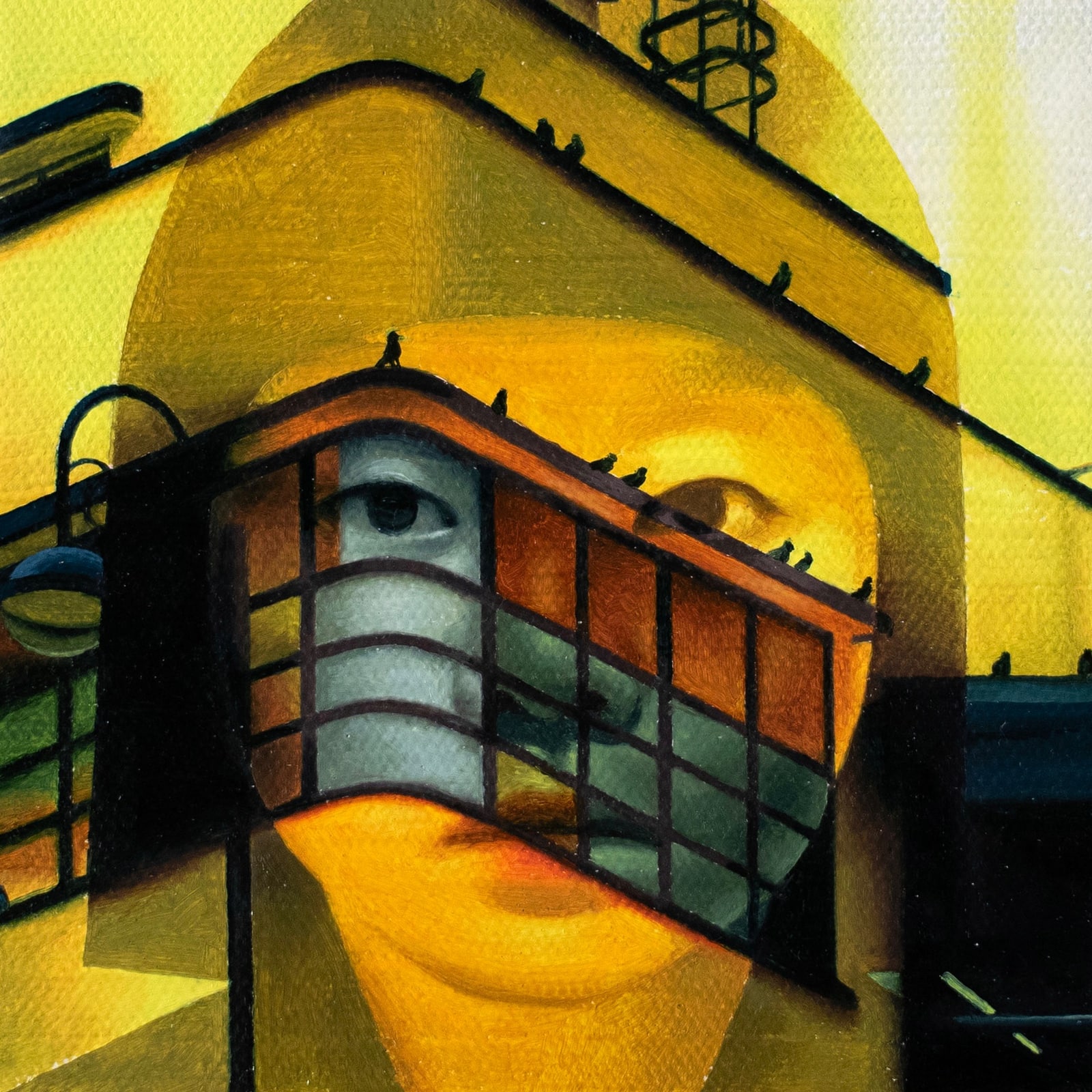 Hayley Chi Hay Chiu, Core 65, 2026, Oil on canvas