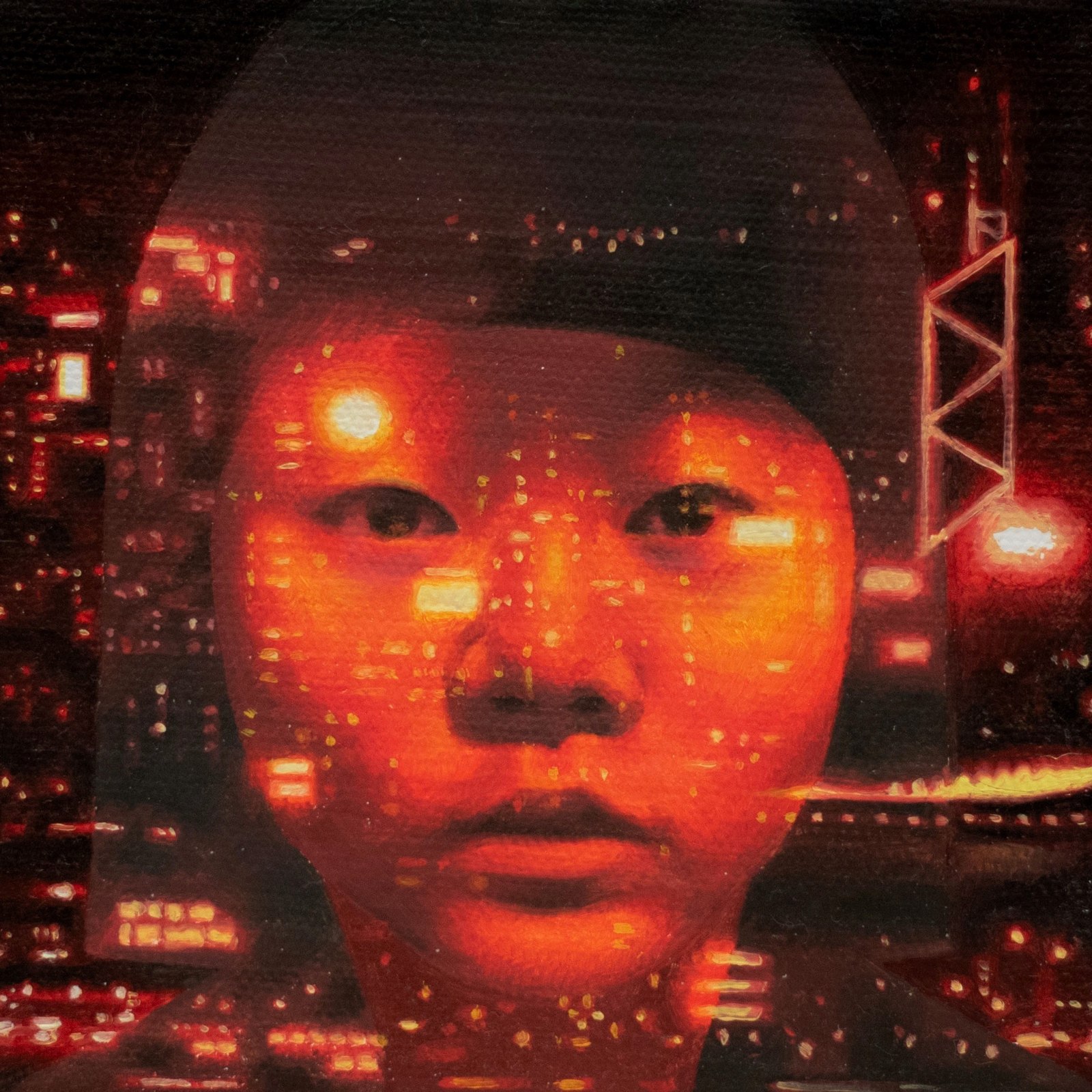 Hayley Chi Hay Chiu, Core 71, 2026, Oil on canvas