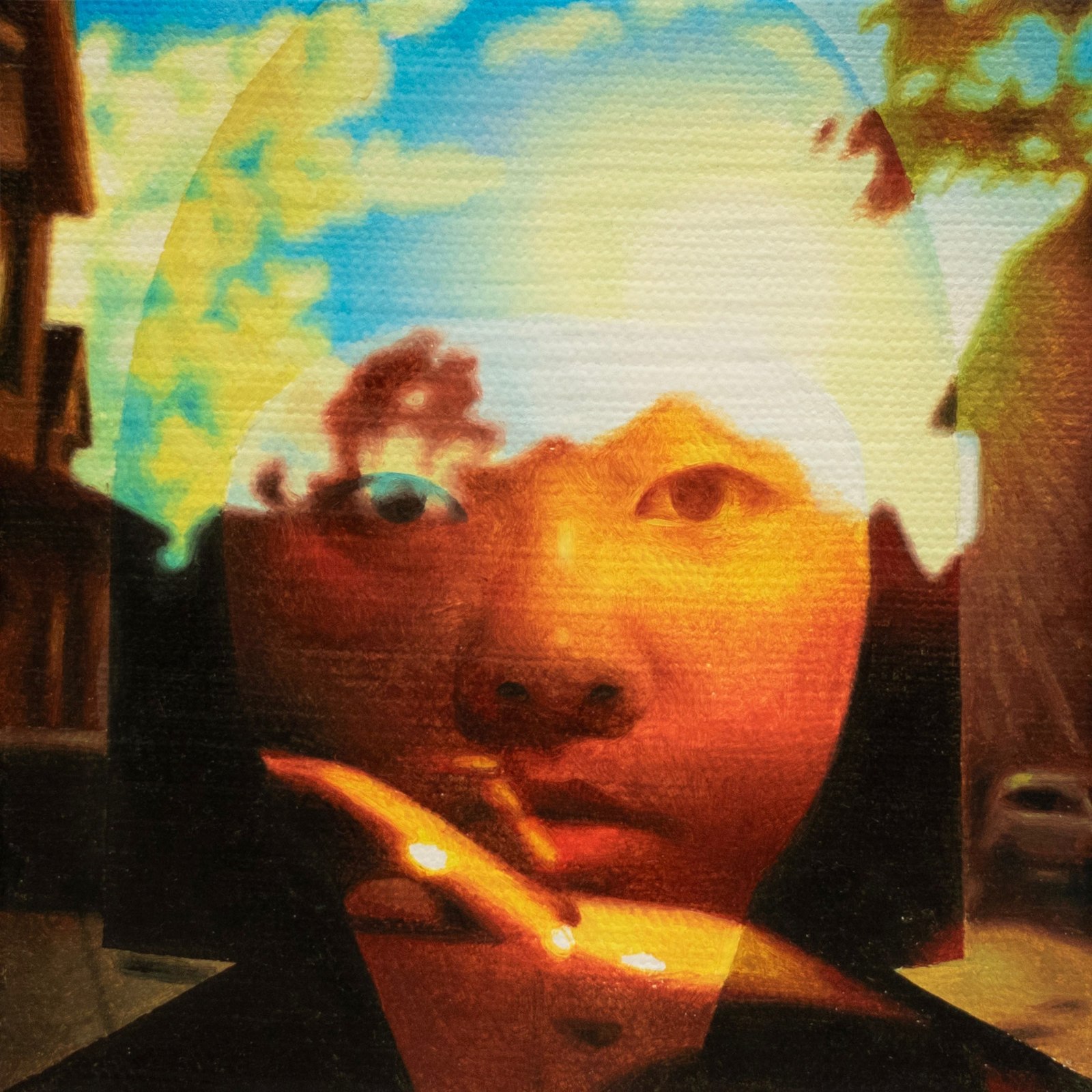 Hayley Chi Hay Chiu, Core 72, 2026, Oil on canvas