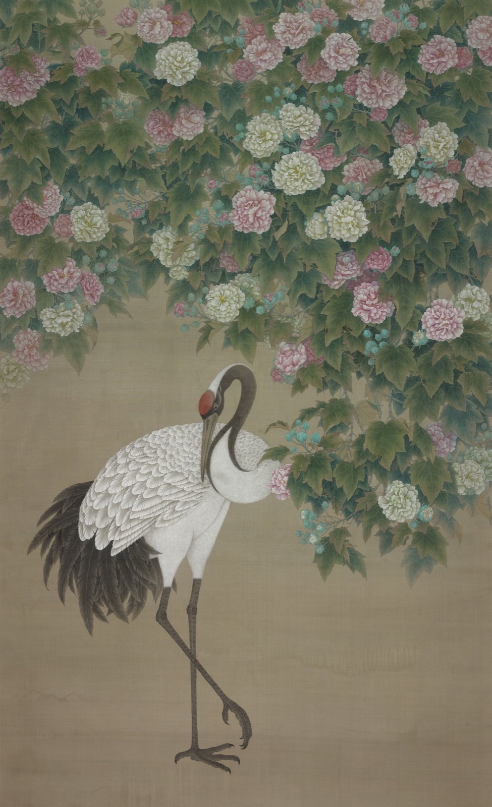 Kejie Lin, Crane Courtyard Fall, 2023, Hahnemühle German Etching Archival Paper, 310 gsm, Epson Ultra Chrome Pro Archival Ink