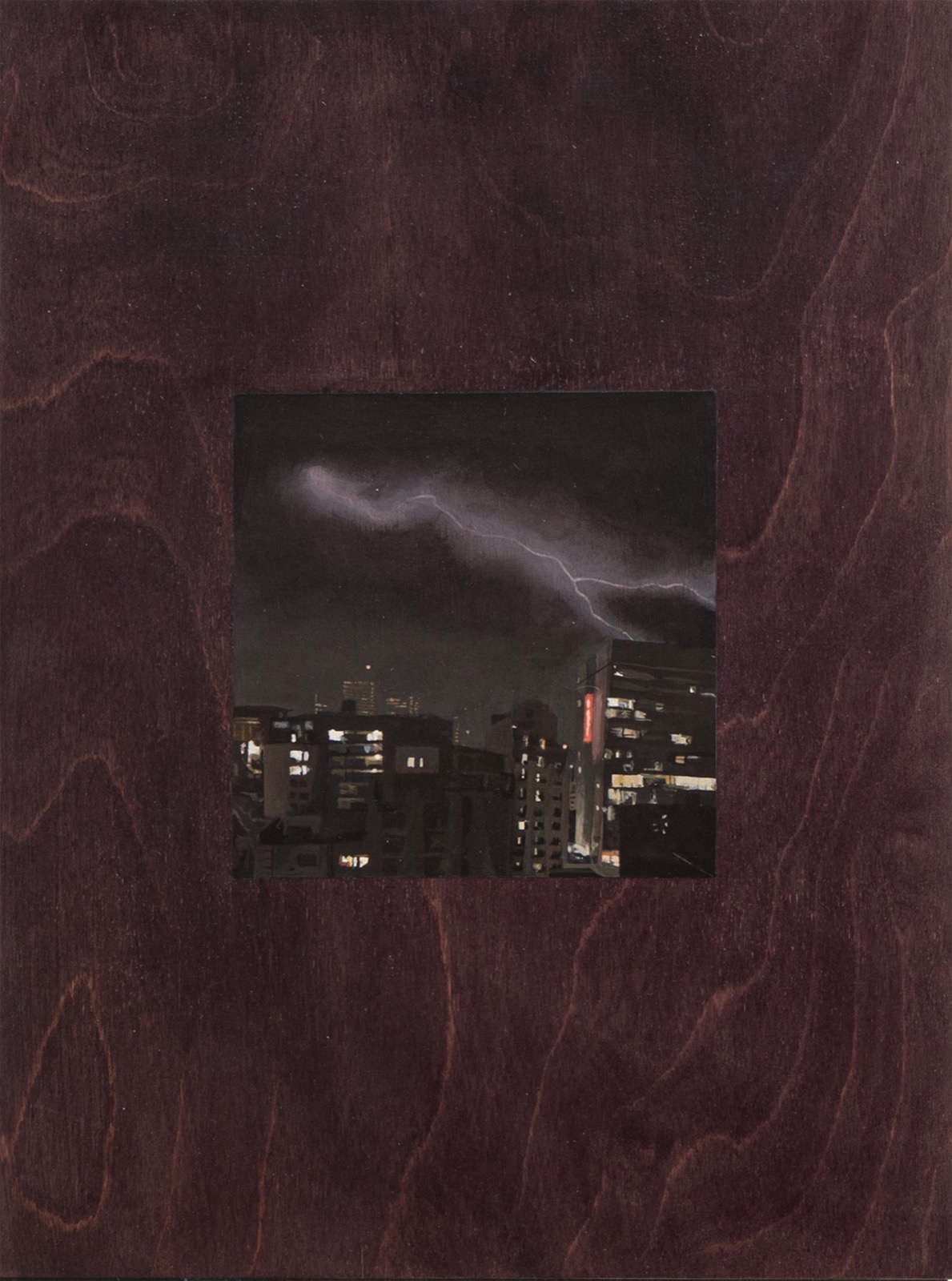 Nick Hoang, Midnight Haze, 2025, Acrylic on panel