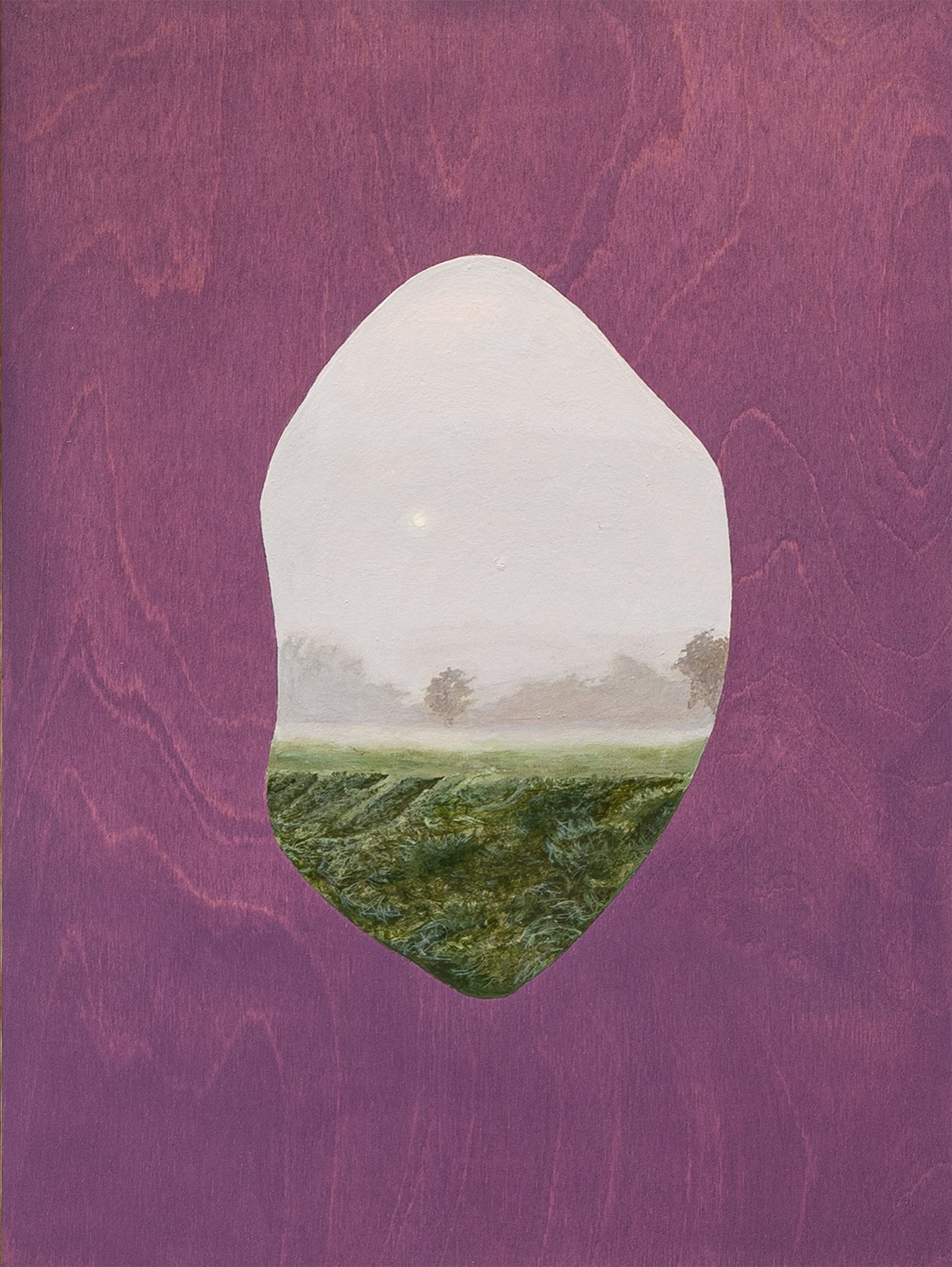 Nick Hoang, Quiet Mist, 2025, Acrylic on panel