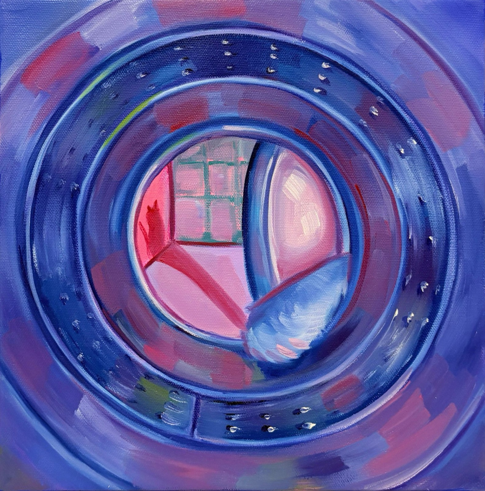 Zerrin Ziying Lin, New Continent, 2025, Oil and acrylic on canvas