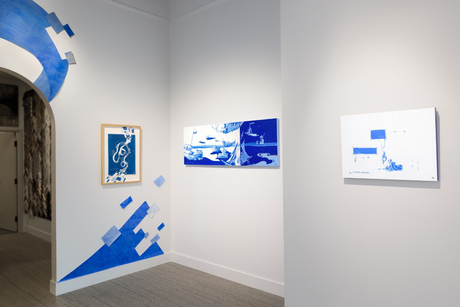 In-Betweens 中间帧, installation view