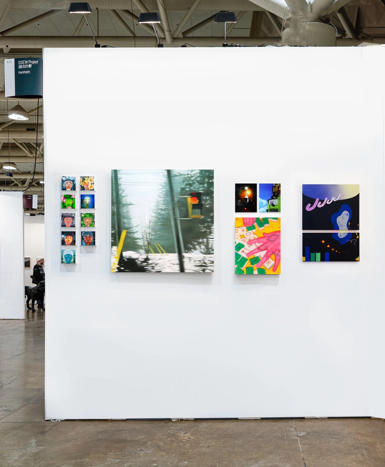Art Toronto on site view of SSEW Project, 2024